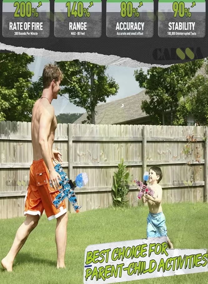 MOSH Gel Ball Gun - High Precision Hydrated Ball Launcher, Fun and Safe for Outdoor Use - Image 3